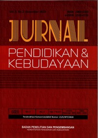 Jurnal Pendidikan dan Kebudayaan: Vol 5 No. 2 Desember 2020