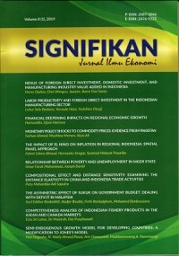 Signifikan :Jurnal Ilmu Ekonomi Vol. 8 (1) 2019