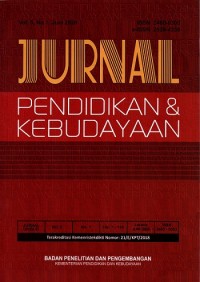 Jurnal Pendidikan dan Kebudayaan; Vol 5 No. 1 Juni 2020