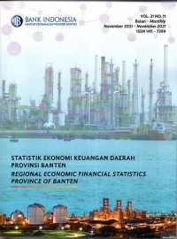 Statistik Ekonomi Keuangan Daerah Provinsi Banten: Vol. 21 No. 11 November 2021