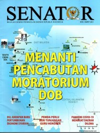 SENATOR : Majalah Dewan Perwakilan Daerah Republik Indonesia Ed. Maret 2021