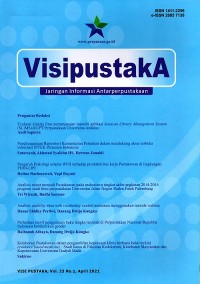 Visi pustakA Jaringan Informasi Antarperpustakaan : Vol. 23 No. 1 April 2021