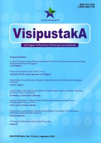 Visi pustakA Jaringan Informasi Antarperpustakaan : Vol. 21 No. 2 Agustus 2019