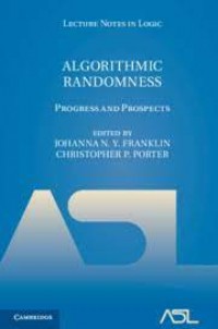 Algorithmic Randomness  : progress and prospects