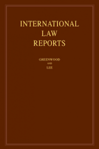 International Law Reports : Volume 185