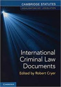 International Criminal Law Documents