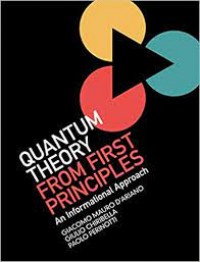 Quantum Theory from First Principles  : an informational approach