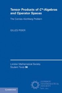 Tensor Products of  C *-Algebras and Operator Spaces