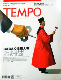 TEMPO ; Babak-belur Mahkamah Konstitusi