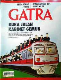 GATRA ; Buka Jalan Kabinet Gemuk