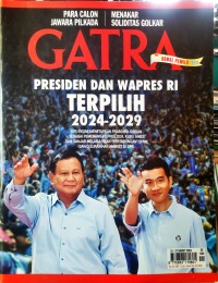 GATRA ; Presiden dan Walpres Terpilih 2024-2029