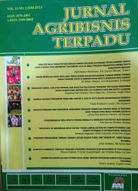 Jurnal Agribisnis Terpadu, Vol.16