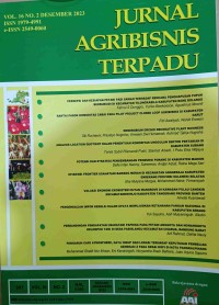 Jurnal Agribisnis Terpadu, Vol.16