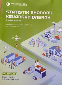 STATISTIK EKONOMI KEUANGAN DAERAH Provinsi Banten
