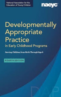 Developmentally appropriate pratice In early Childhood Programs