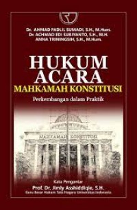 HUKUM ACARA MAHKAMAH KONSTITUSI