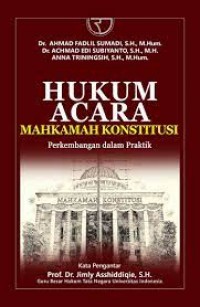 HUKUM ACARA MAHKAMAH KONSTITUSI