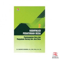 KODIFIKASI PERATURAN DESA: Pembangunan Desa dan Pengadaan Barang dan Jasa Desa